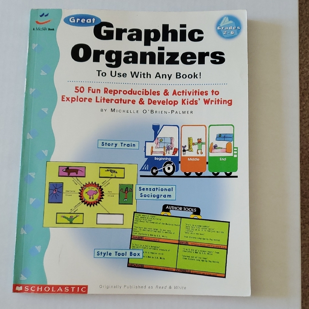 Scholastic Great Graphic Organizers Book - Grades 2-6